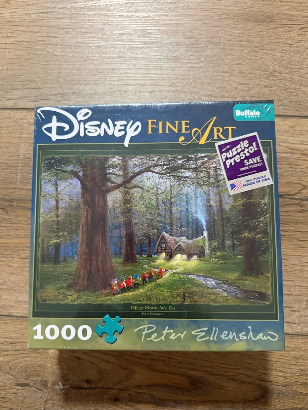 Disney Fine Art Puzzle 1000 pieces Peter Ellenshaw “Off to Home We Go” NEW